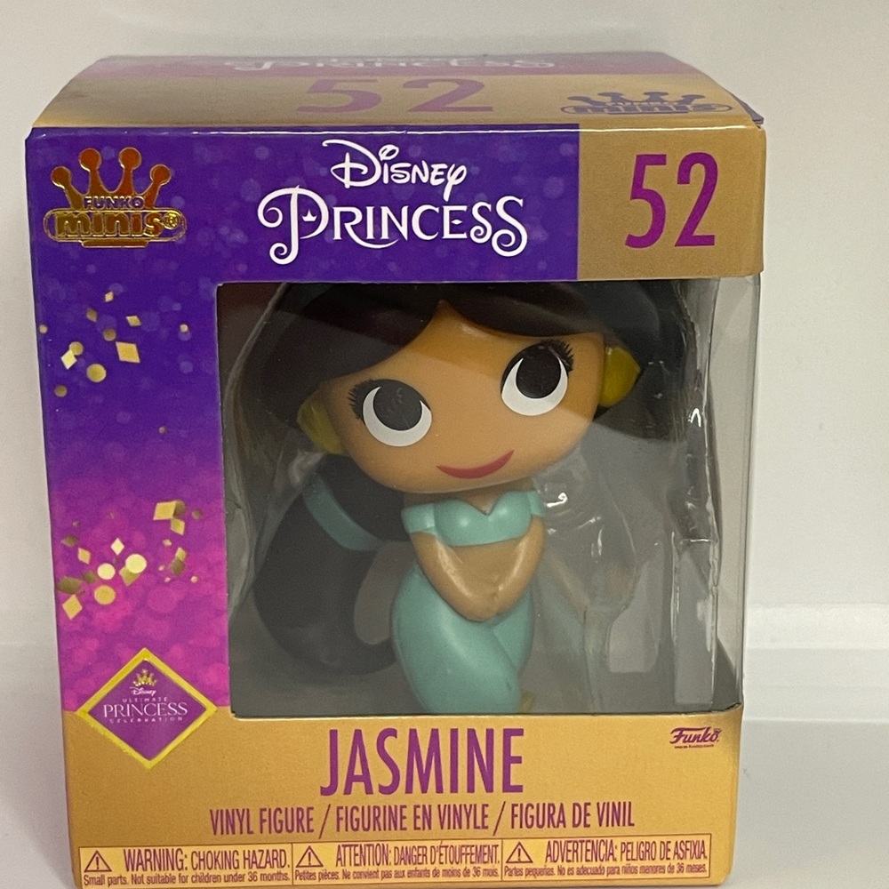 Mini Funko Disney Princess Jasmine Vinyl Figure NIB sealed
